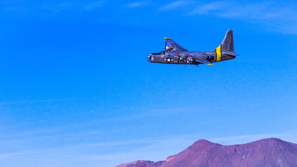 A PB4Y-2 Privateer flying across the sky